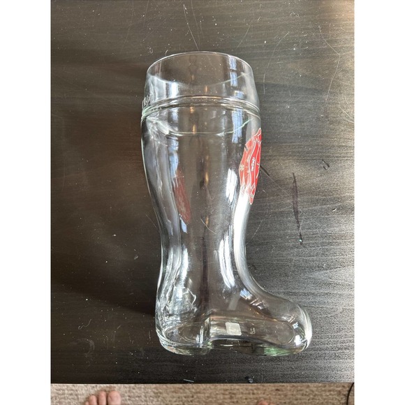 Beer Glass Fire Rescue Boot Beer Mugs Bar Large 10 x 5 Bar Decor Glassware - Picture 5 of 7